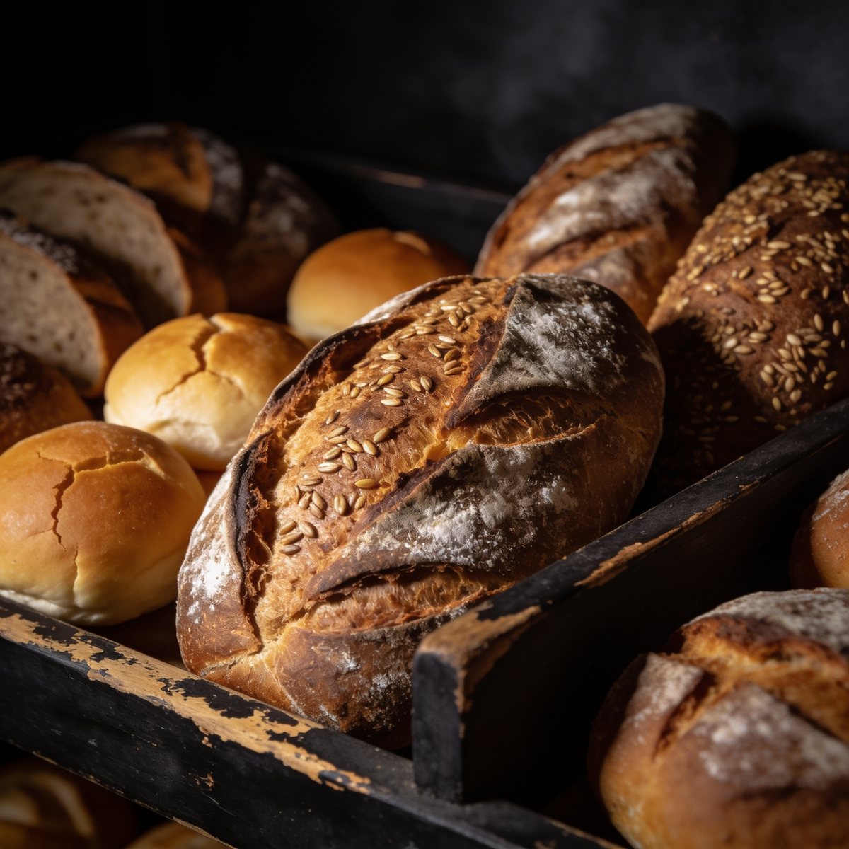 Artisan buns and healthy breads