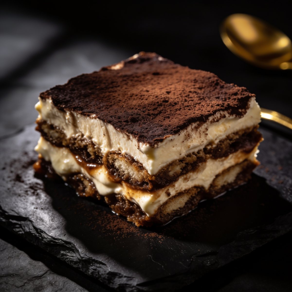 Tiramisu slice